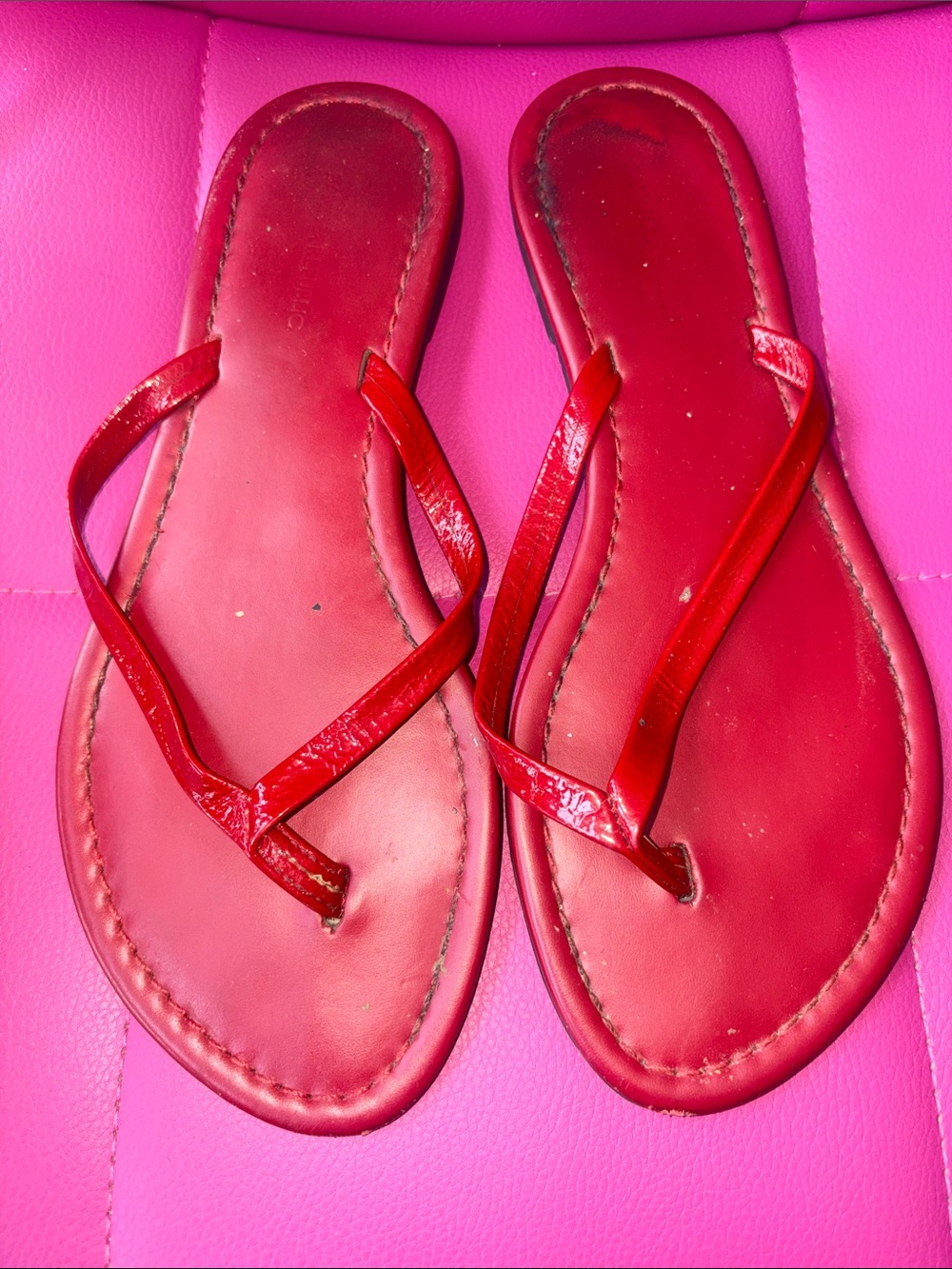Banana Republic Thong Sandals Red Size 7
